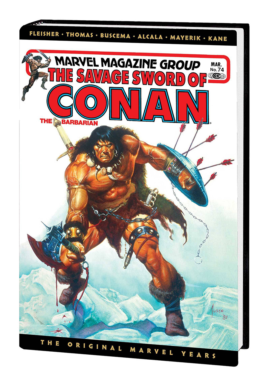 Savage Sword Of Conan Original Marvel Years Omnibus Vol 6 HC Direct Market Joe Jusko Variant Cover