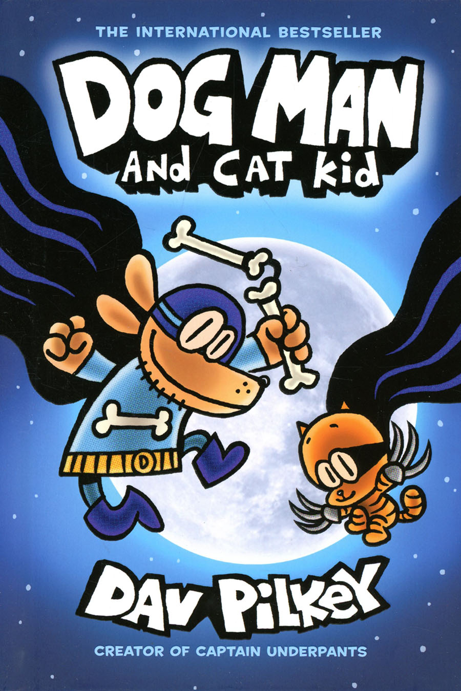 Dog Man Vol 4 Dog Man And Cat Kid HC New Printing Foil-Enhanced Cover