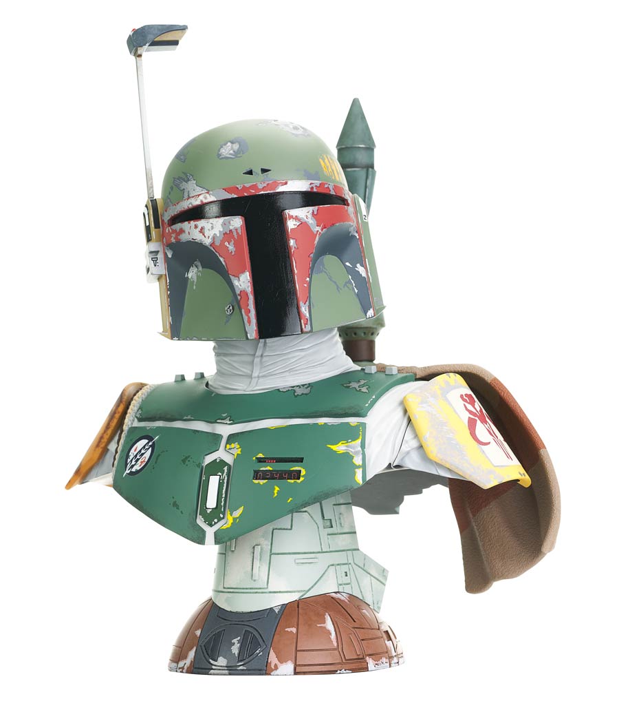 Star Wars Legends In 3D Empire Strikes Back Boba Fett 1/2 Scale Bust