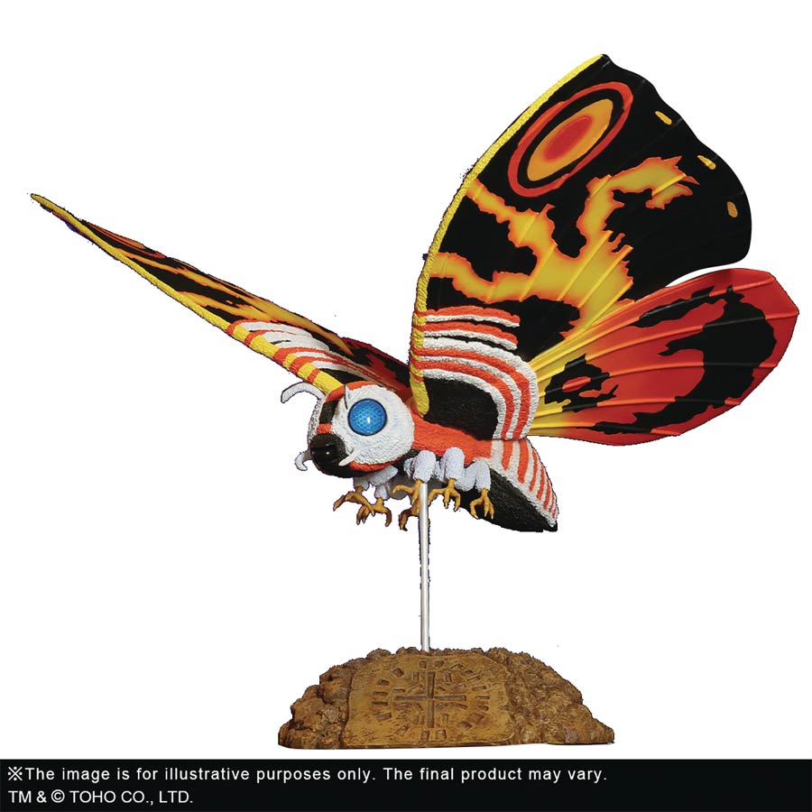 Godzilla Toho Large Kaiju Series Mothra (1992) 15-Inch PVC Figure