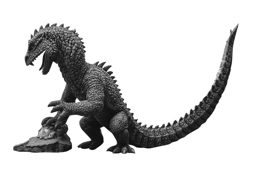 Ray Harryhausens Rhedosaurus Soft Vinyl Statue Deluxe Monochrome Version