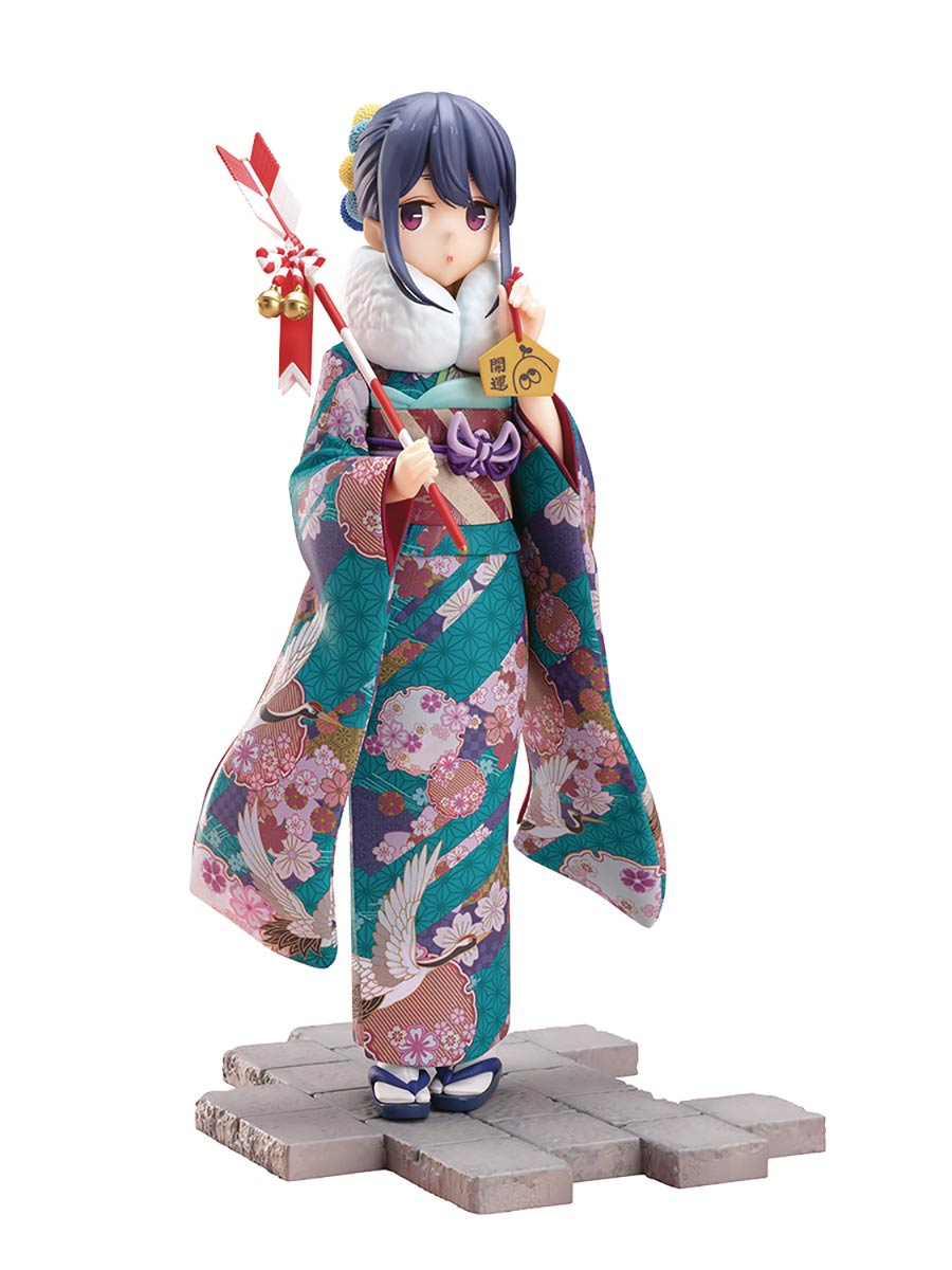 Yuru Camp Rin Shima Furisode 1/7 Scale PVC Figure