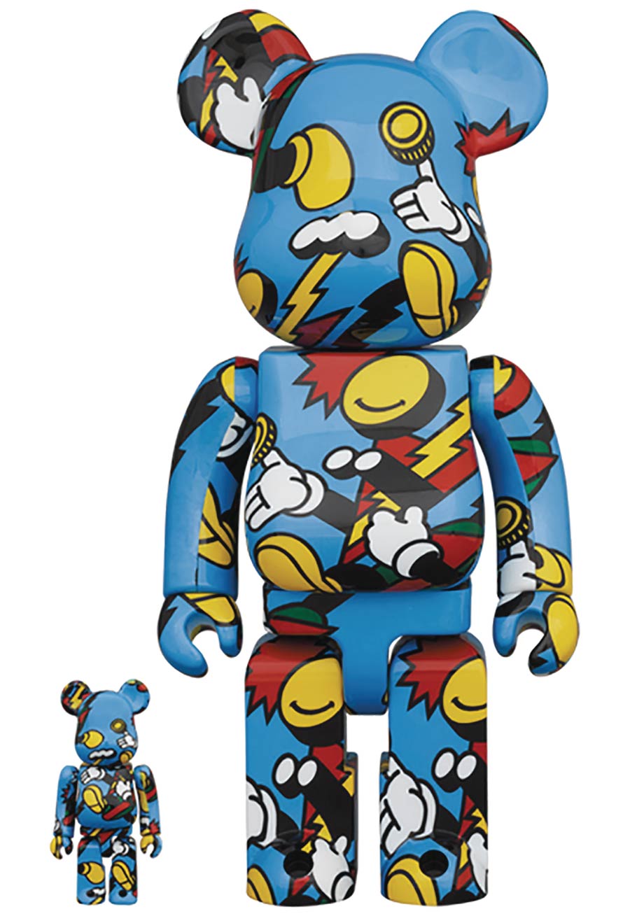 Grafflex 100 Percent & 400 Percent 2-Pack Bearbrick
