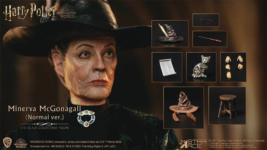 Harry Potter And The Sorcerers Stone Minerva McGonagall 1/6 Scale Action Figure Normal Version