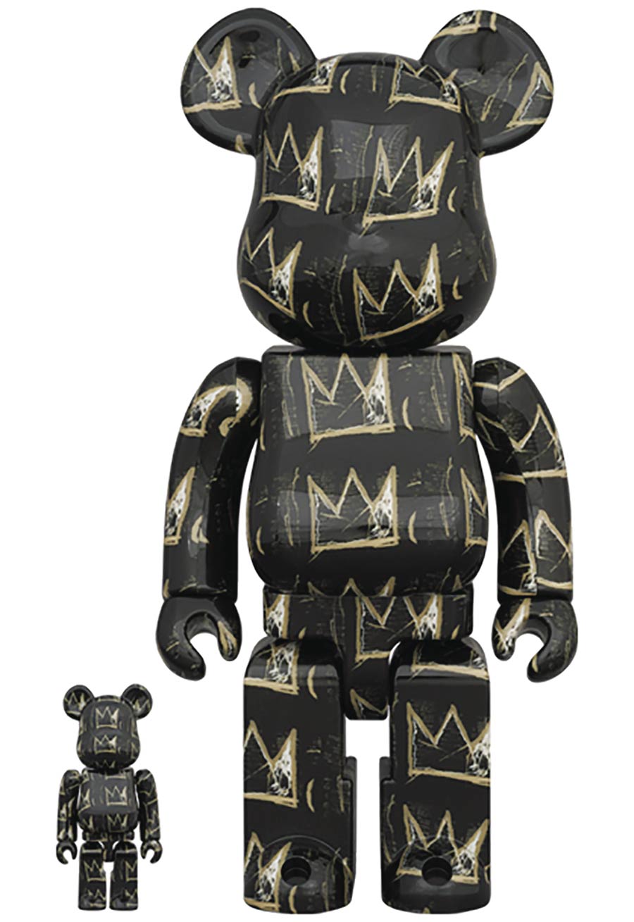 Jean-Michel Basquiat 8 100 Percent & 400 Percent 2-Pack Bearbrick