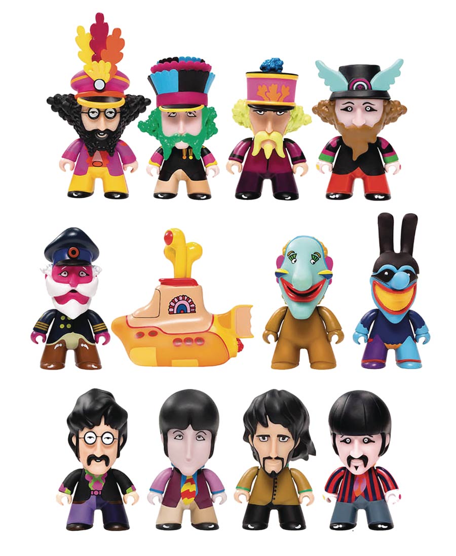 Beatles Yellow Submarine 2021 Titans Mini Figure Blind Mystery Box