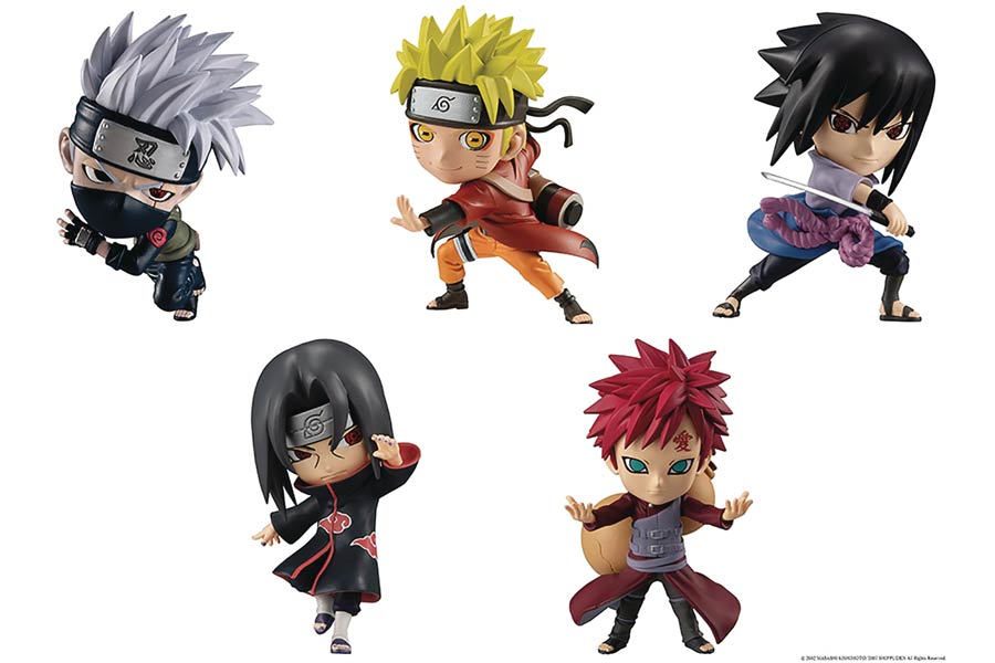 Naruto Shippuden Chibi Masters PVC Mini Figure 12-Piece Display