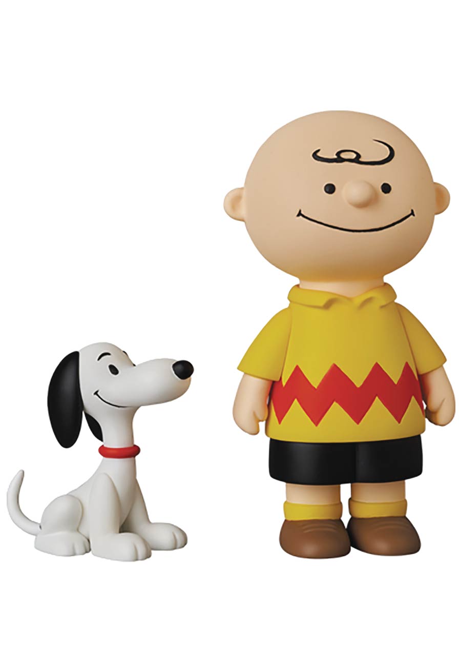 Peanuts Ultra Detail Figure Series 12 - 1950s Snoopy & Charlie Brown