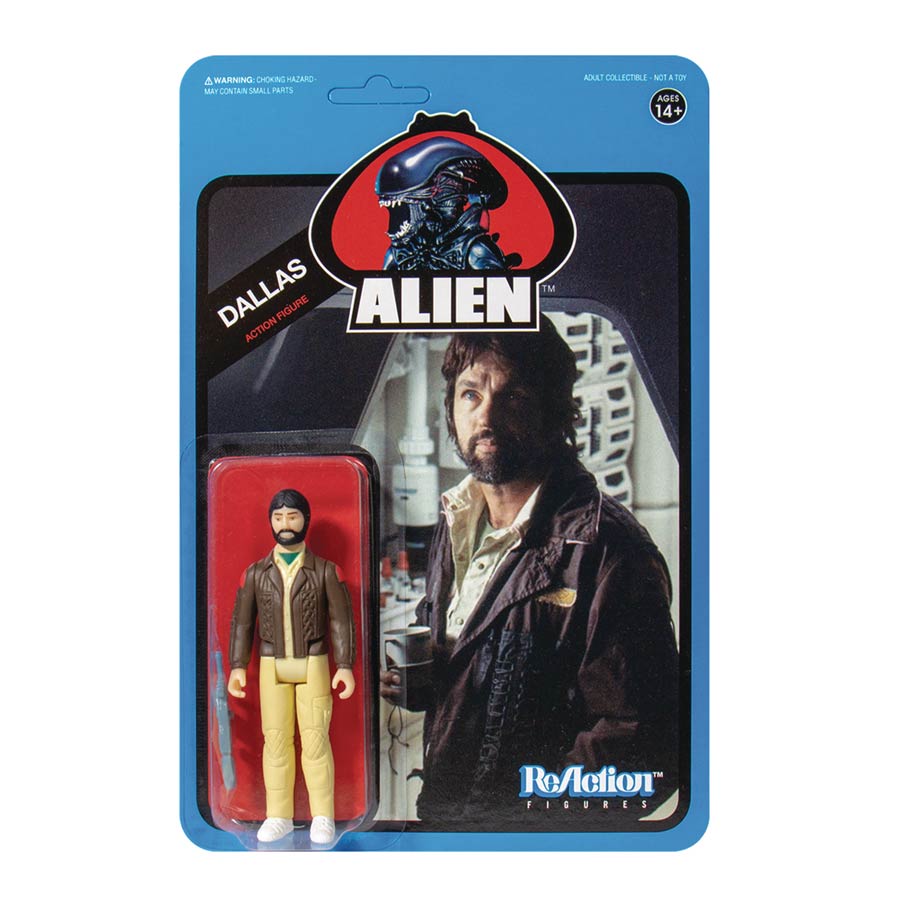Alien ReAction Figure Wave 3 Limited Edition Blue Card - Dallas