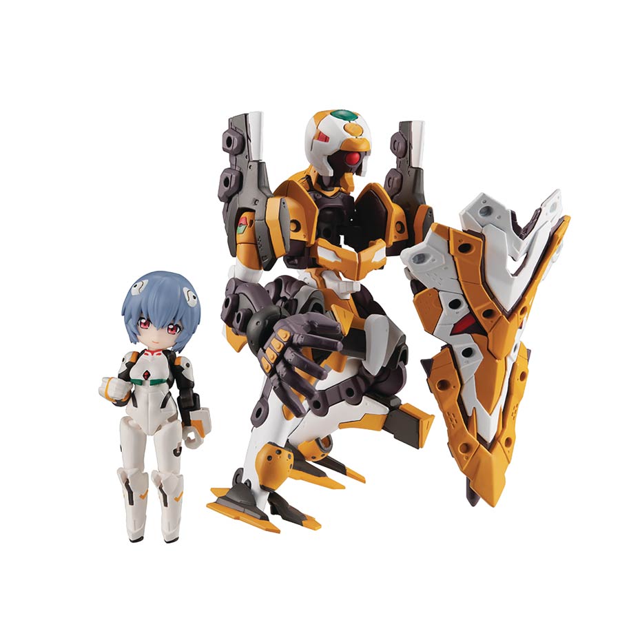 Evangelion 3.0 Rei Ayanami & Evangelion No 0 Desktop Army Figure