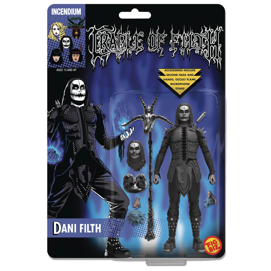 Cradle Of Filth 5-Inch FigBiz Action Figure - Dani Filth