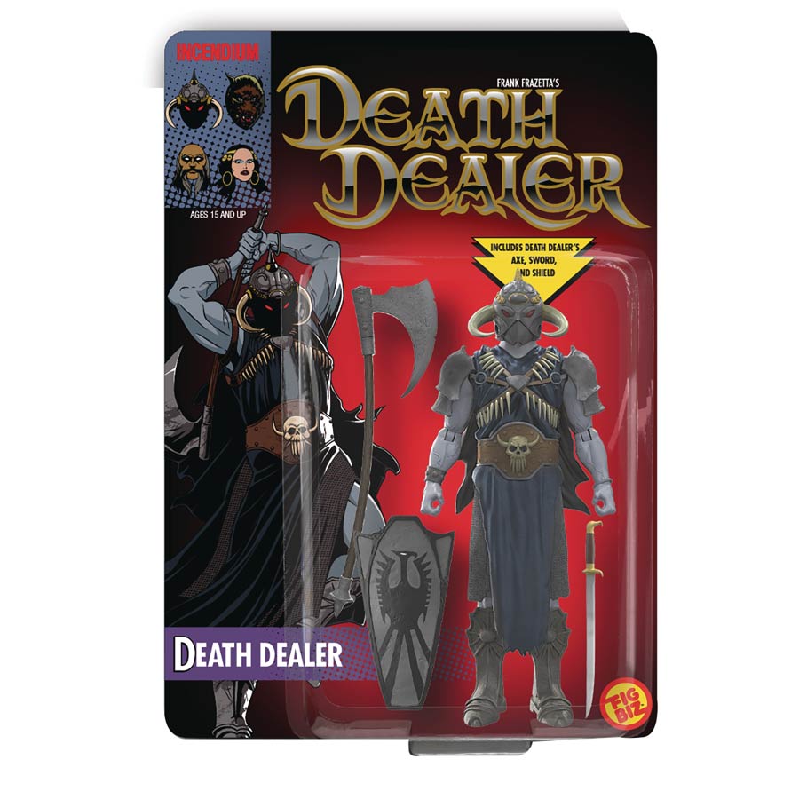 Frank Frazettas Death Dealer 5-Inch FigBiz Action Figure