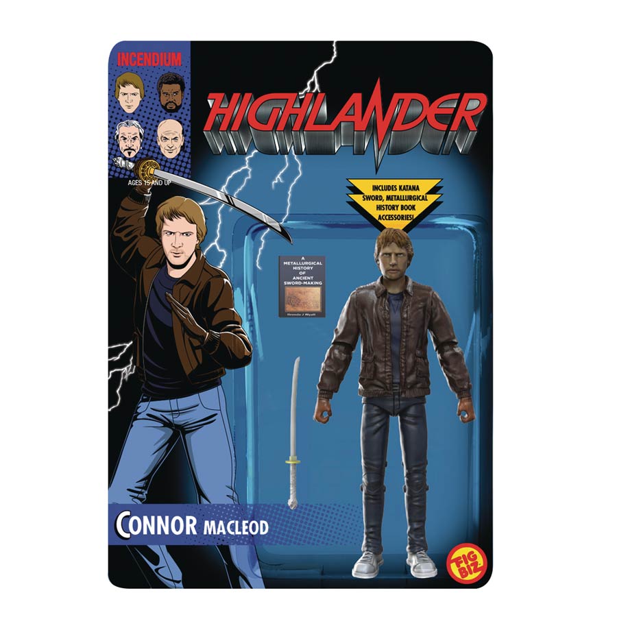 Highlander 5-Inch FigBiz Action Figure - Connor MacLeod