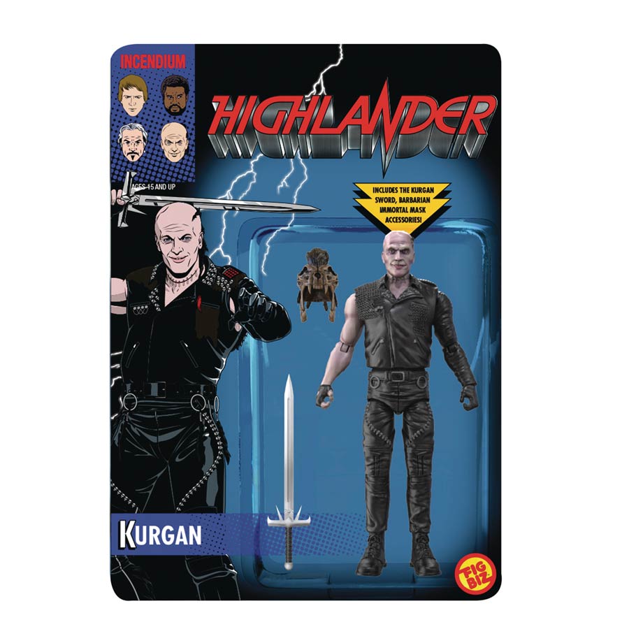 Highlander 5-Inch FigBiz Action Figure - The Kurgan