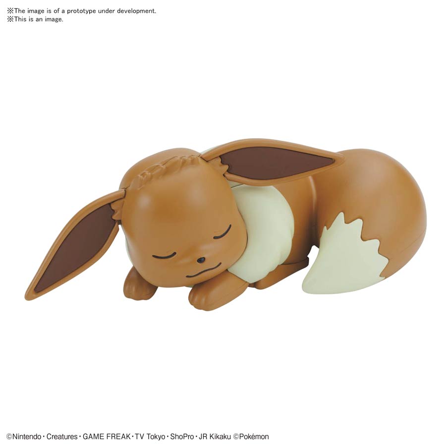 Pokemon Model Kit Quick!! #07 Eevee (Sleeping Pose)