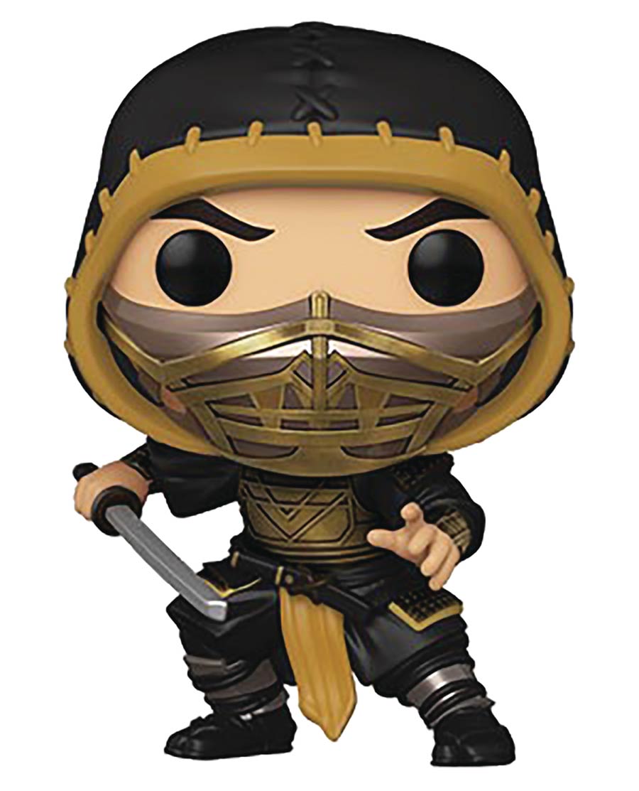 POP Movies Mortal Kombat (2021) Scorpion Metallic Vinyl Figure
