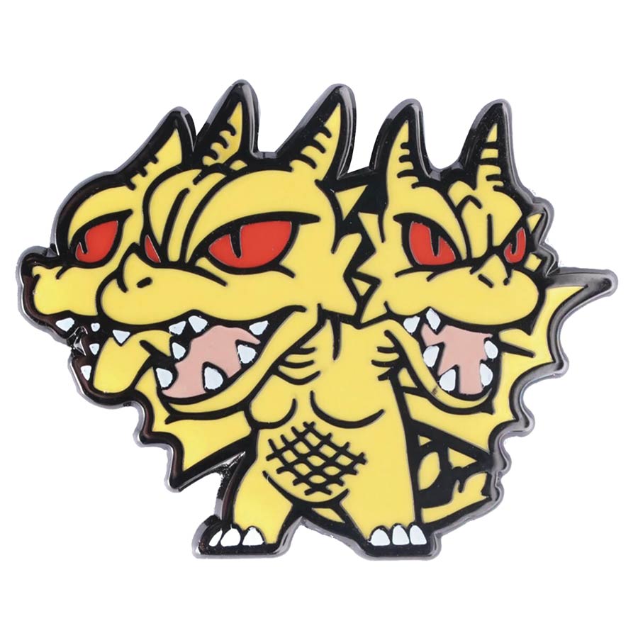 Godzilla Chibi Series 2 0.5-Inch Enamel Pin - King Ghidorah