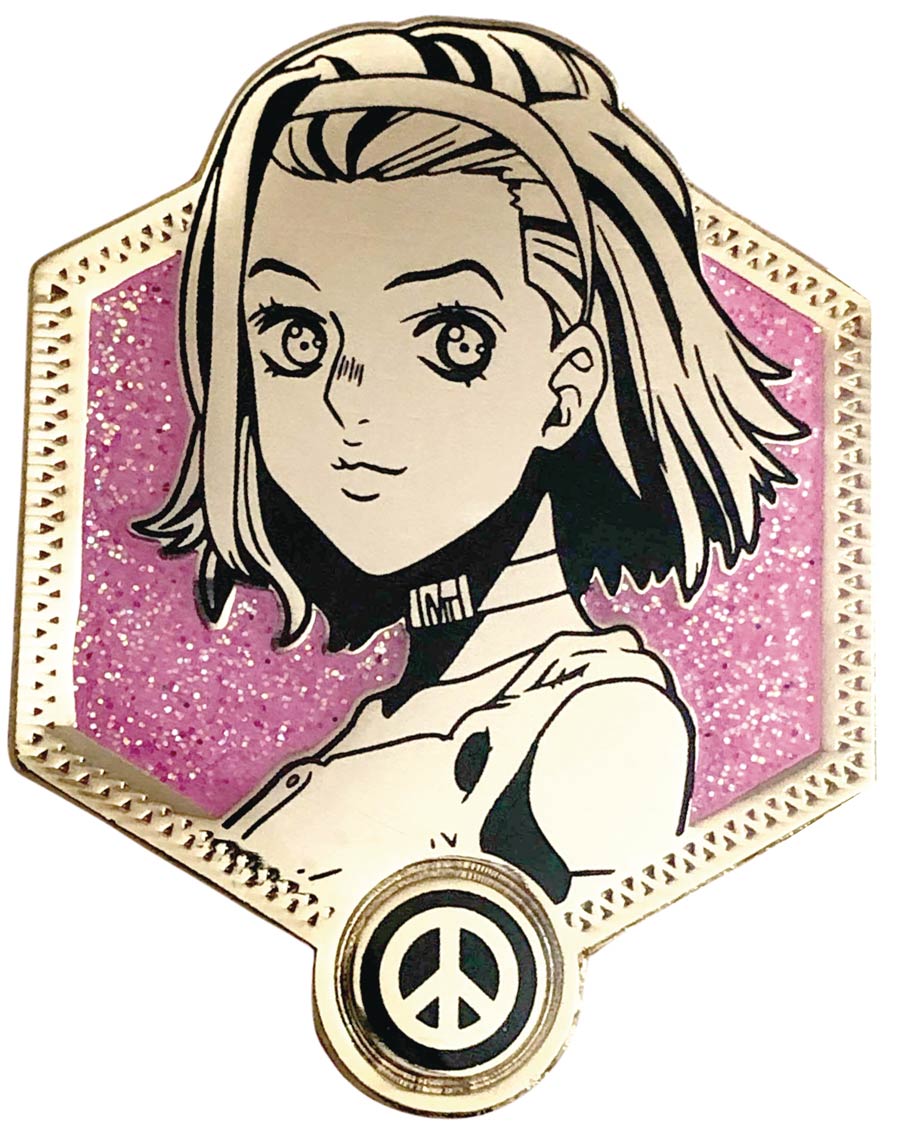 JoJos Bizarre Adventure Part 4 Diamond Is Unbreakable Pin - Golden Reimi Sugimoto