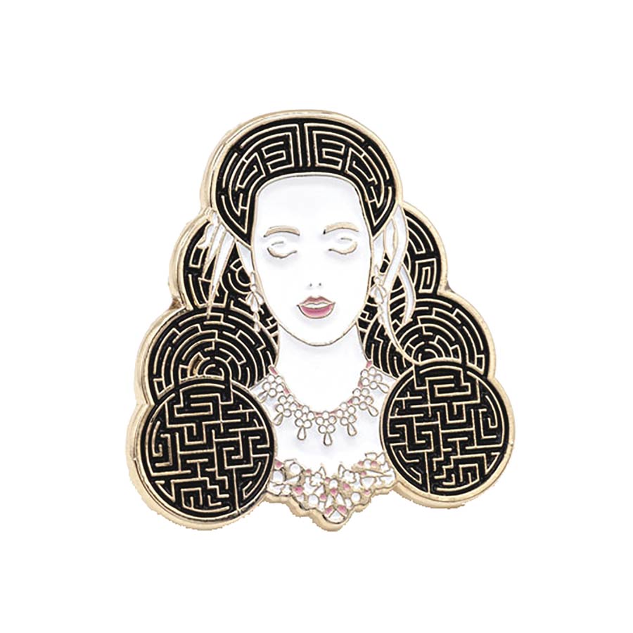 Labyrinth Enamel Pin - Sarah