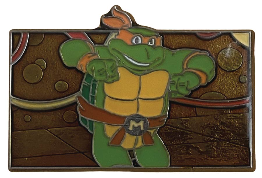 Teenage Mutant Ninja Turtles (1987 Cartoon) Pin - Michelangelo Is A Party Dude