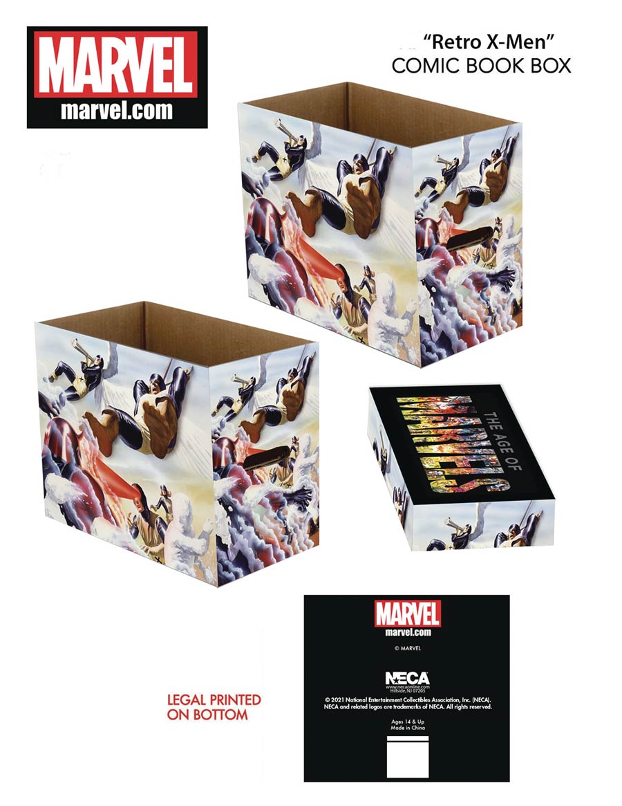 Marvel Retro X-Men Short Comic Storage Box (5-Pack)
