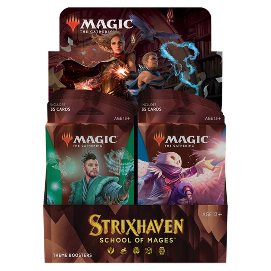 Magic The Gathering Strixhaven School Of Mages Theme Booster Display