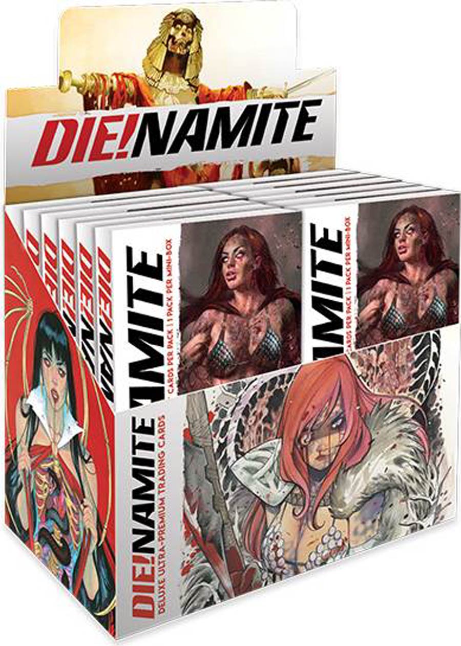 DieNamite Deluxe Ultra-Premium Trading Cards Display (12-Count)