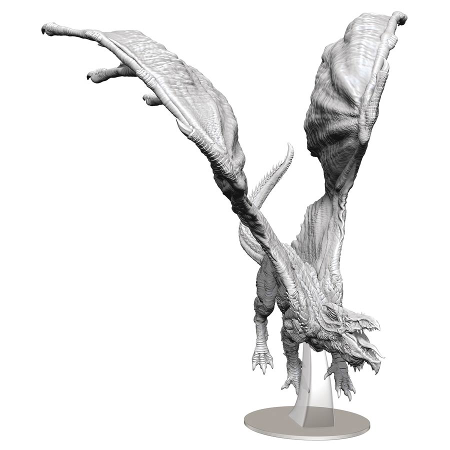 Dungeons & Dragons Nolzars Marvelous Miniature - Adult White Dragon