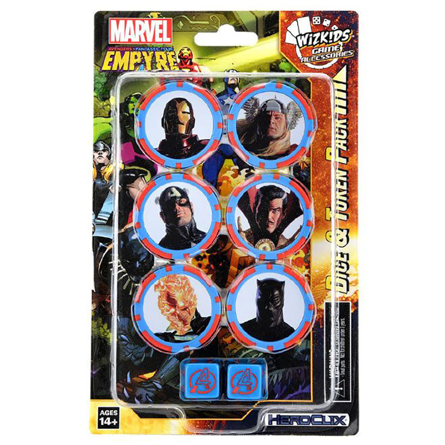 Marvel HeroClix Avengers Fantastic Four Empyre Dice & Token Pack