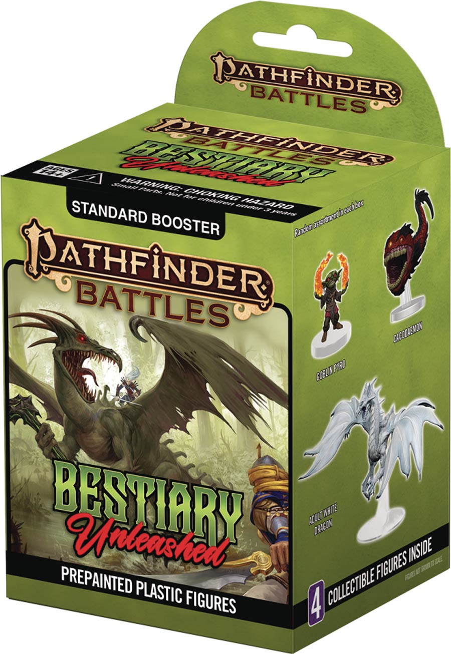 Pathfinder Battles Bestiary Unleashed Booster Brick (8-Count)