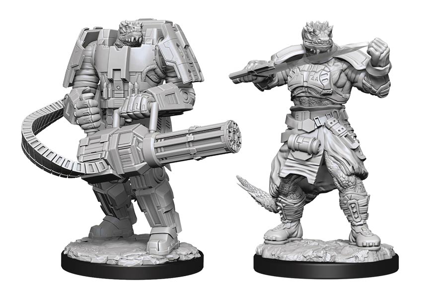 Starfinder Battles Deep Cuts Miniature - Vesk Soldier