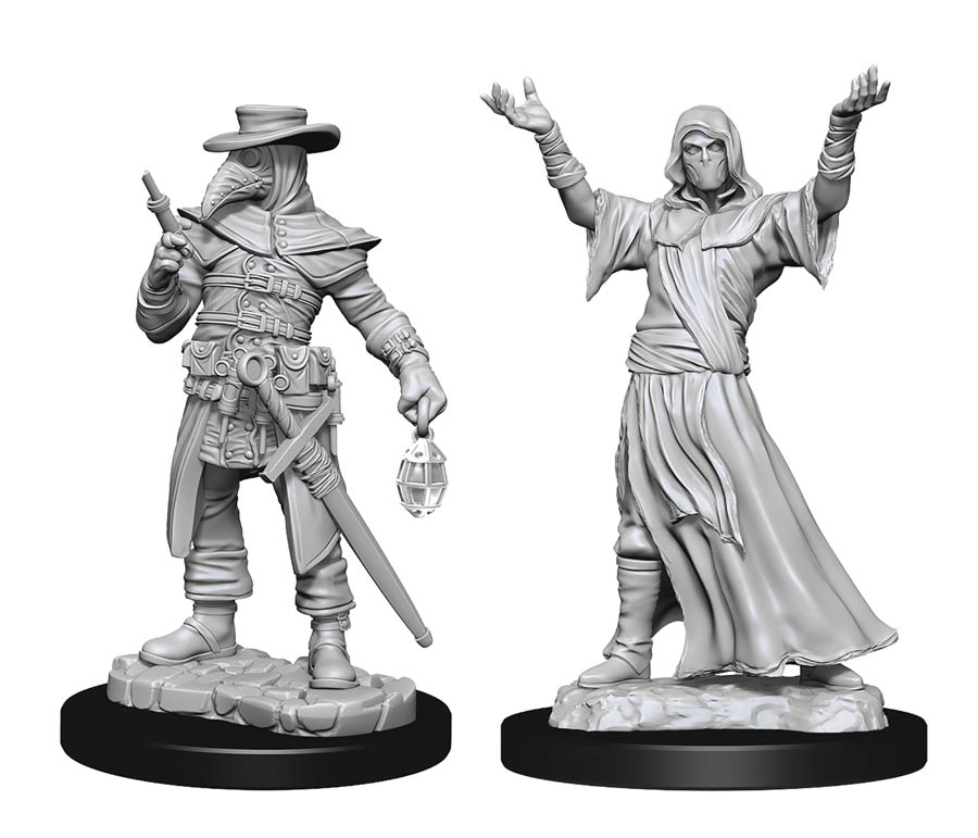 WizKids Deep Cuts Miniature - Plague Doctor & Cultist