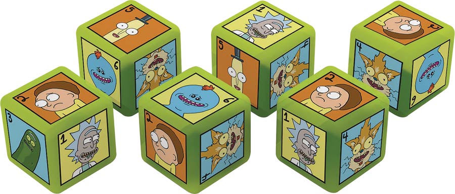 Rick And Morty Dice Set