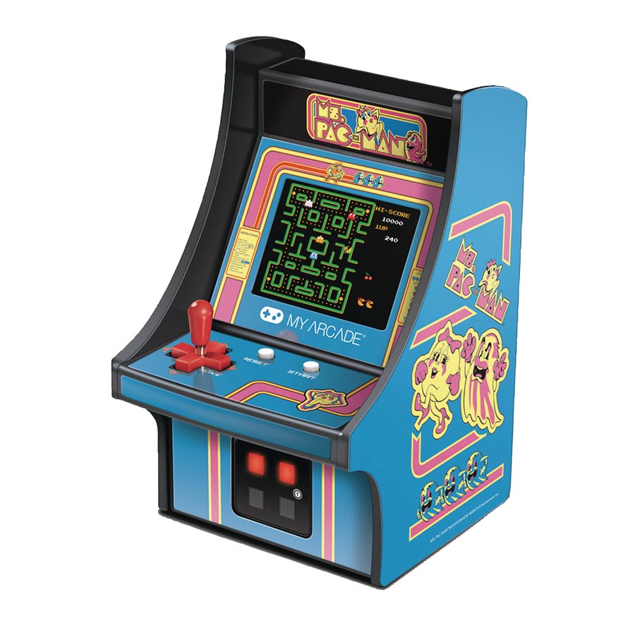 Ms Pac-Man 6.75-Inch Micro Arcade Player