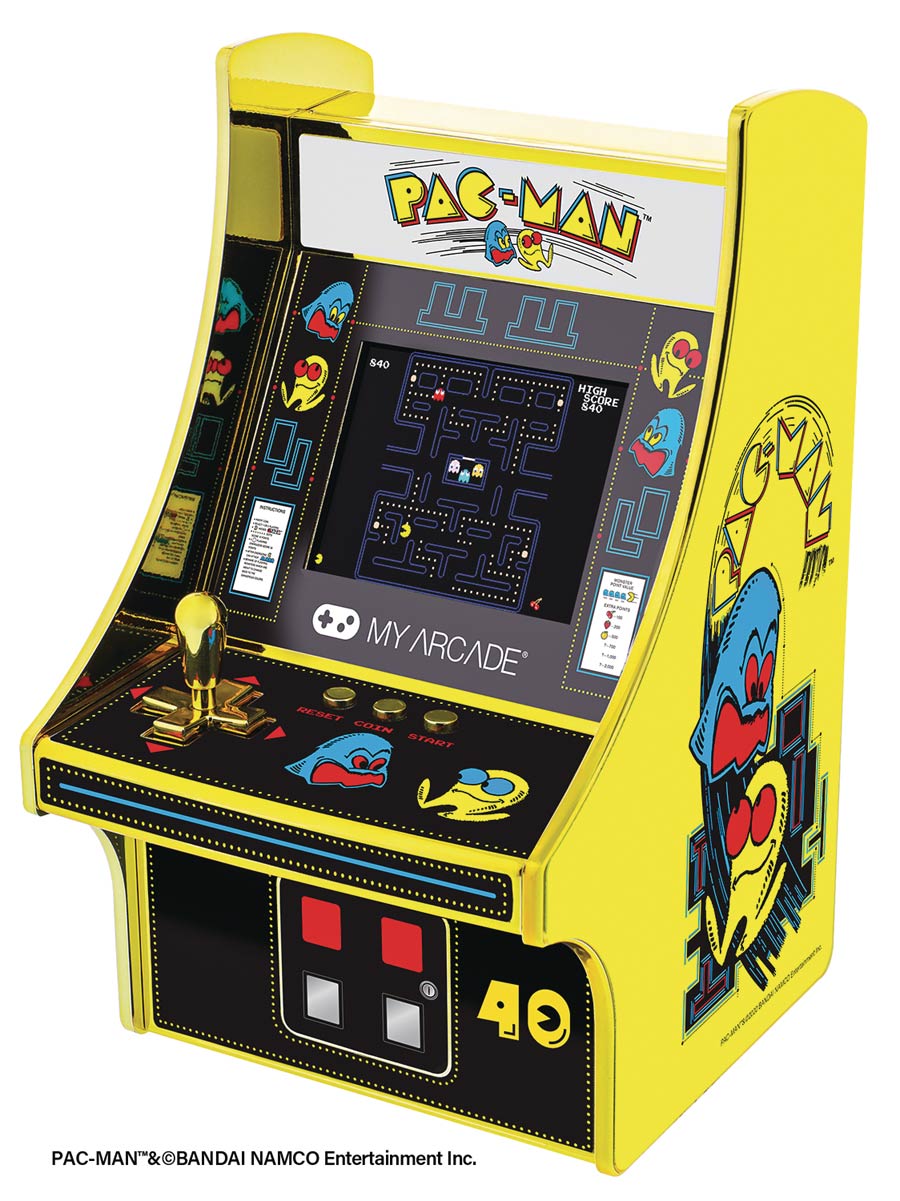 Pac-Man 40th Anniversary 6.75-Inch Micro Arcade Player