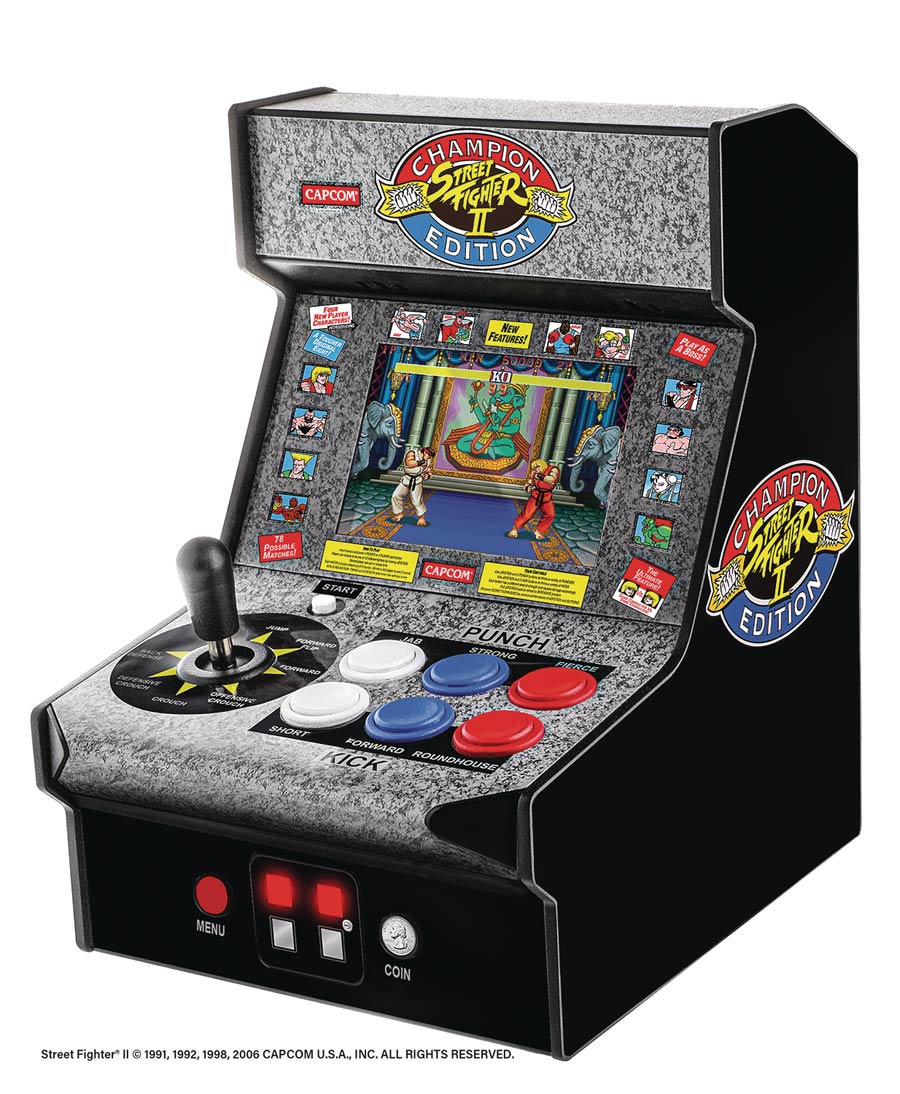 Street Fighter II Champion Edition 7.5-Inch Micro Arcade Player