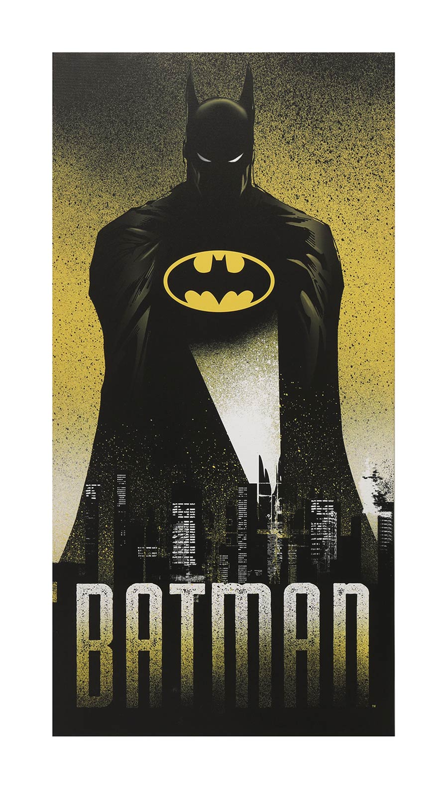 DC Heroes Batman Skyline 36-Inch Canvas Wall Art