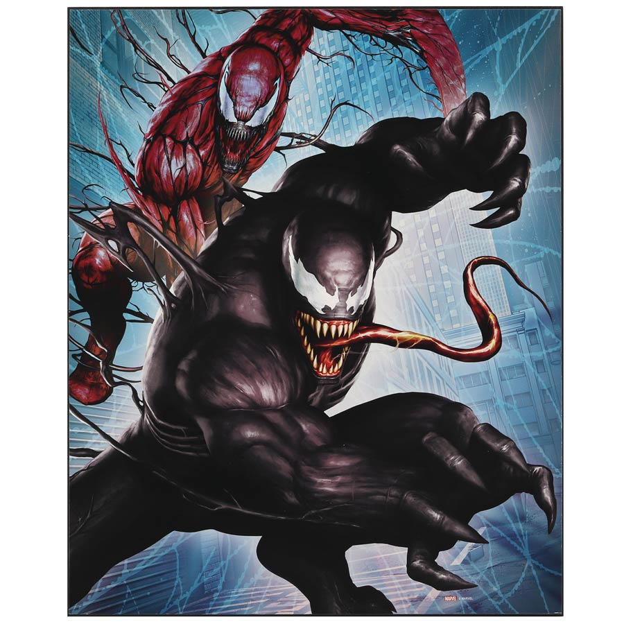 Spider-Man 16-Inch Wood Wall Art - Venom & Carnage