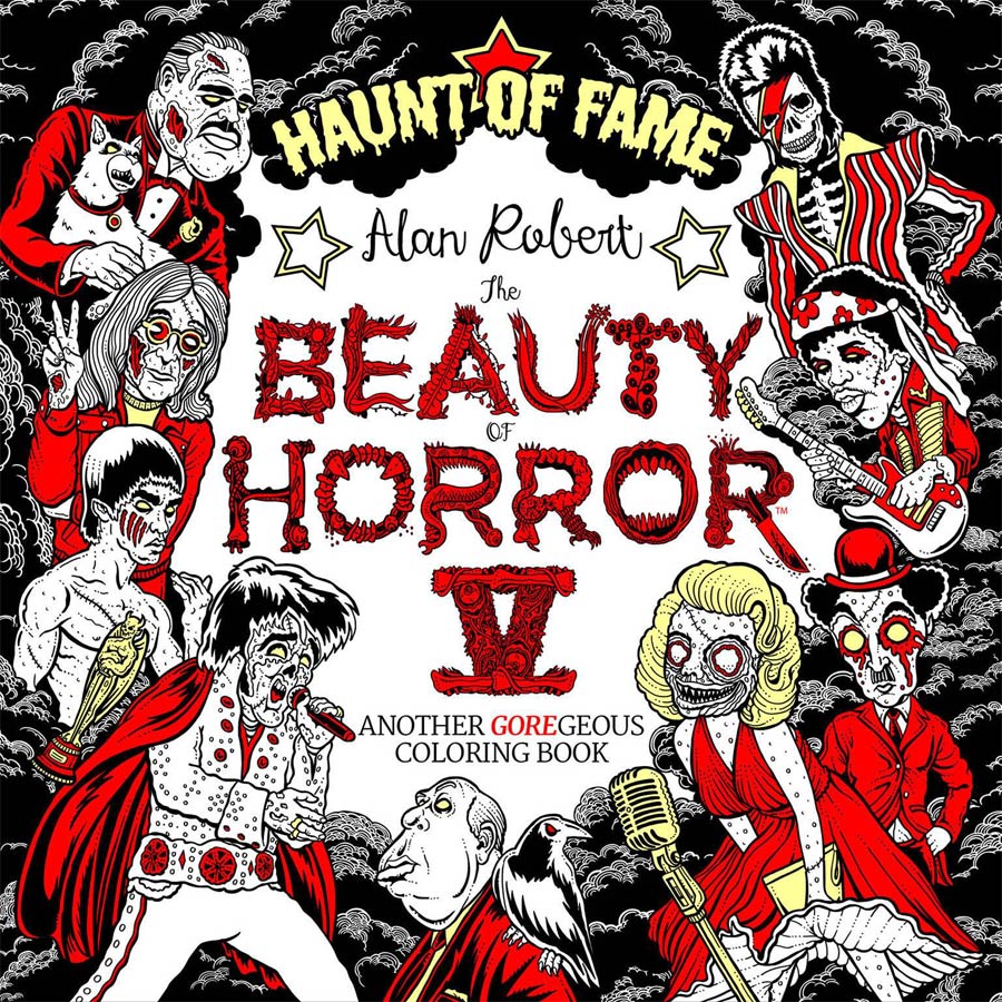 Beauty Of Horror V Haunt Of Fame Coloring Book TP