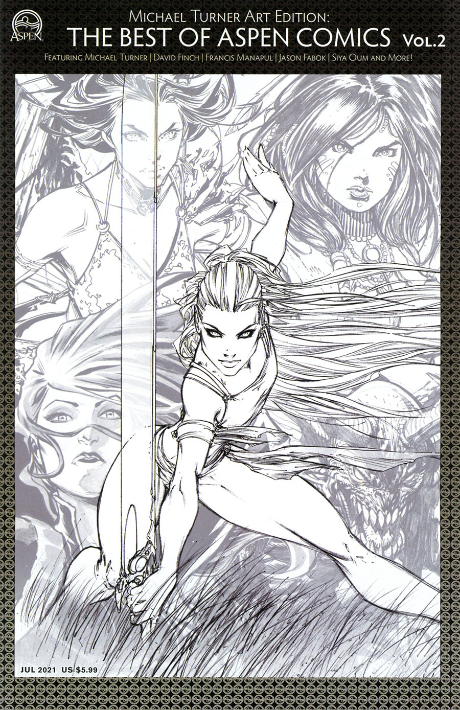 Michael Turner Art Edition Best Of Aspen Comics #2 Cover A Regular Michael Turner Cover