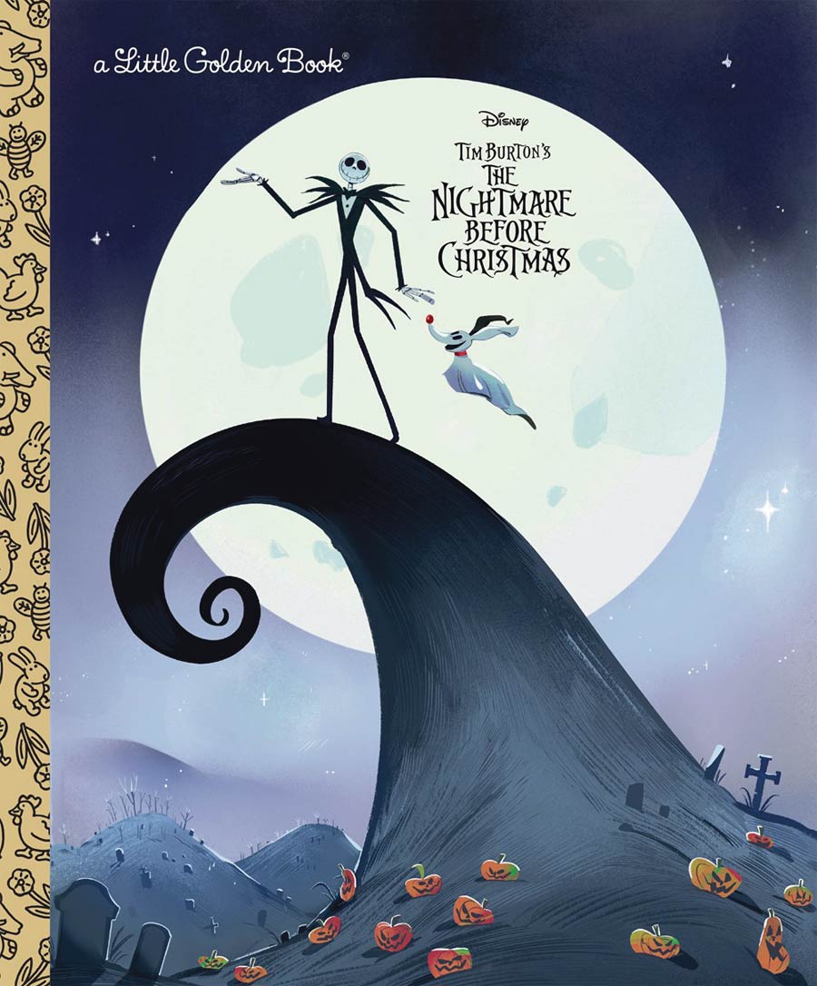 Tim Burtons Nightmare Before Christmas Little Golden Book HC