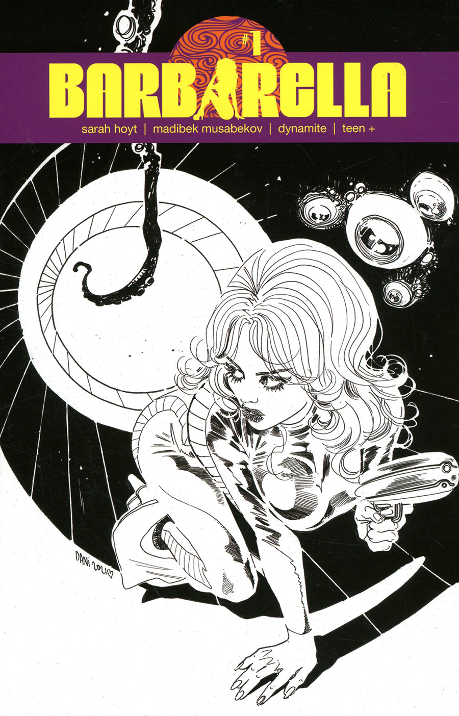 Barbarella Vol 2 #1 Cover H Incentive Dani Black & White Cover