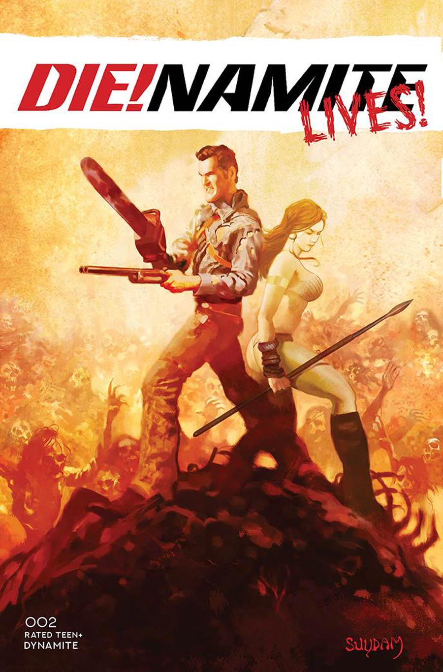 DieNamite Lives #2 Cover H Incentive Arthur Suydam Non-Zombie Variant Cover