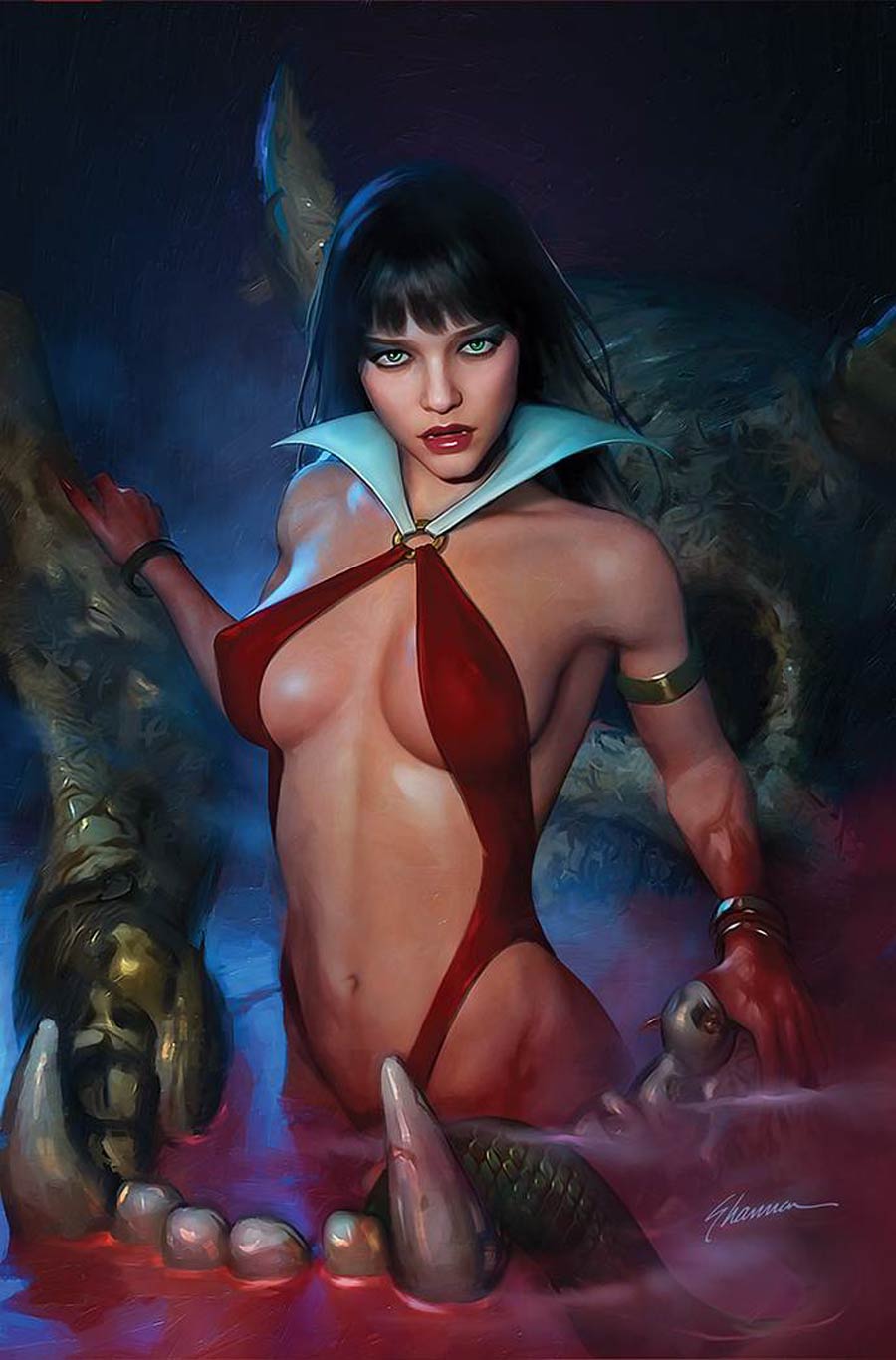 Vampirella Vol 8 #23 Cover N Limited Edition Shannon Maer Virgin Cover