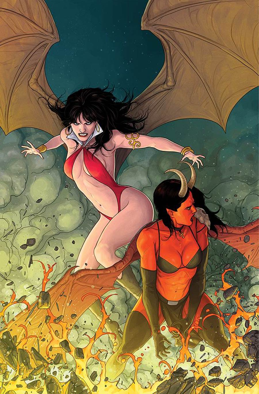 Vampirella vs Purgatori #5 Cover J Limited Edition Madibek Musabekov Virgin Cover