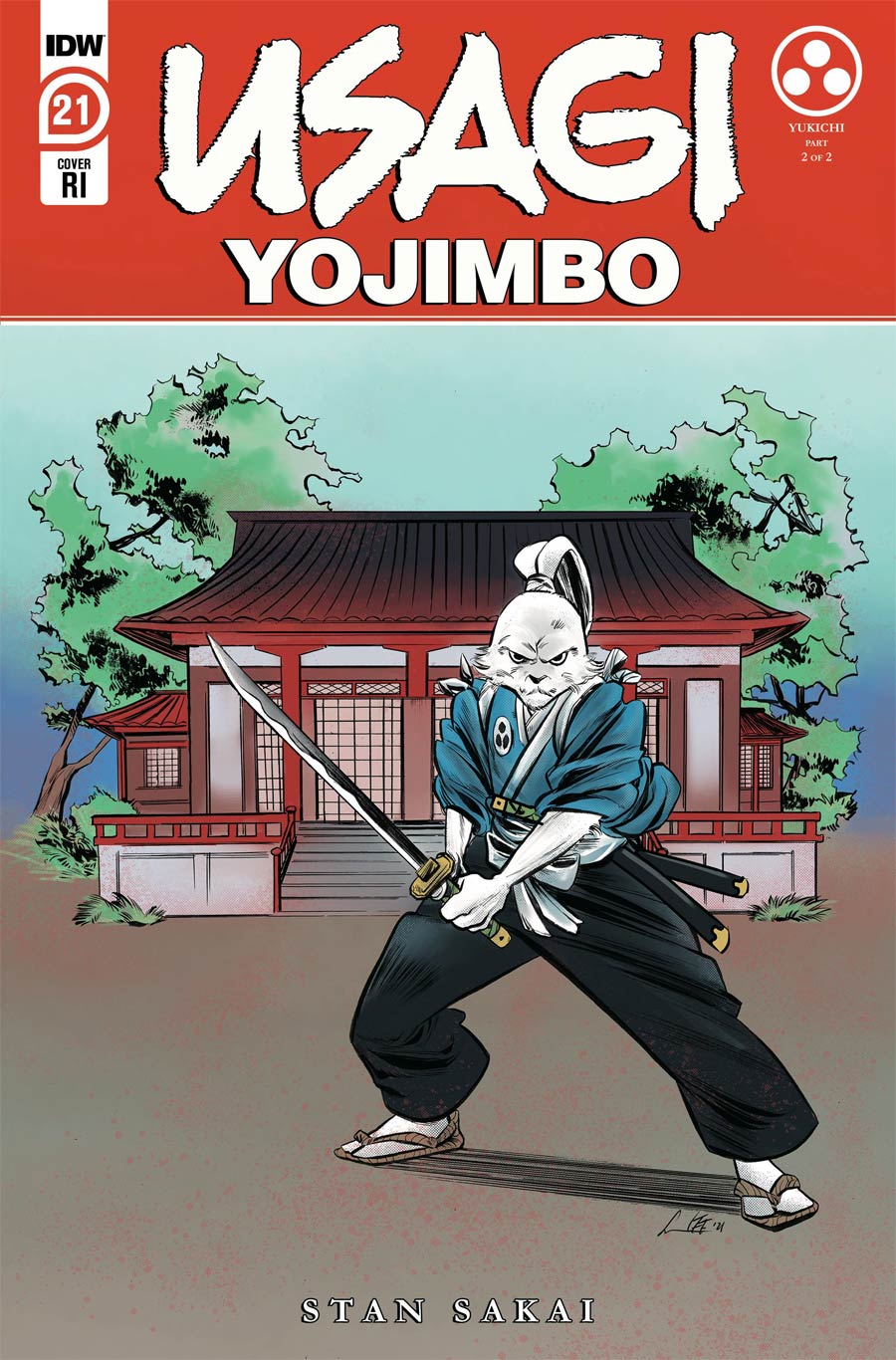 Usagi Yojimbo Vol 4 #21 Cover B Incentive Soo Lee Variant Cover