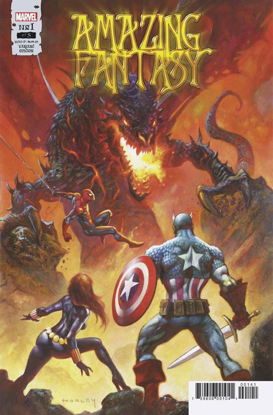 Amazing Fantasy Vol 3 #1 Cover C Incentive Alex Horley Variant Cover