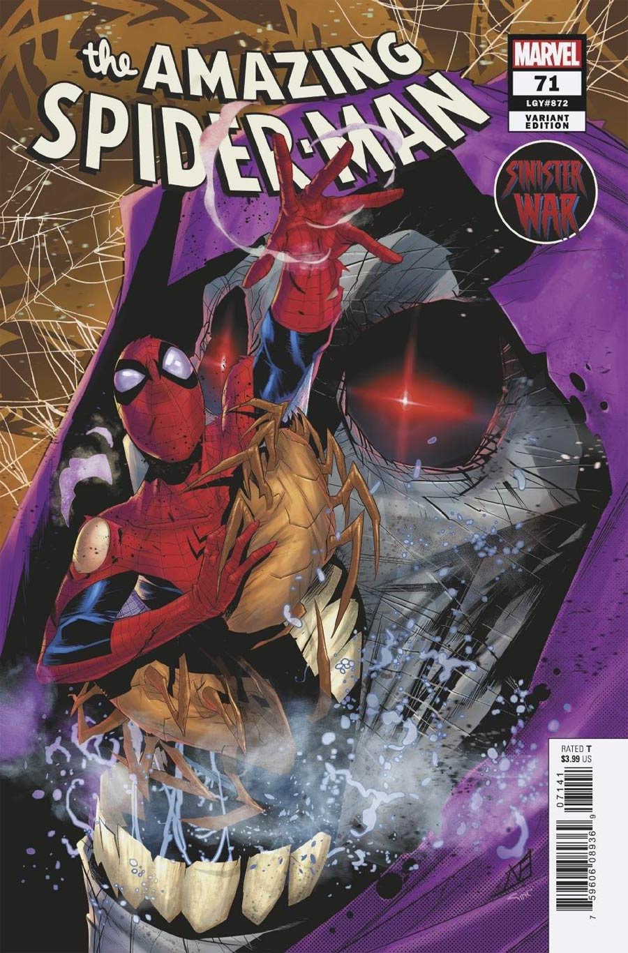 Amazing Spider-Man Vol 5 #71 Cover D Incentive Federico Vincentini Variant Cover (Sinister War Tie-In)