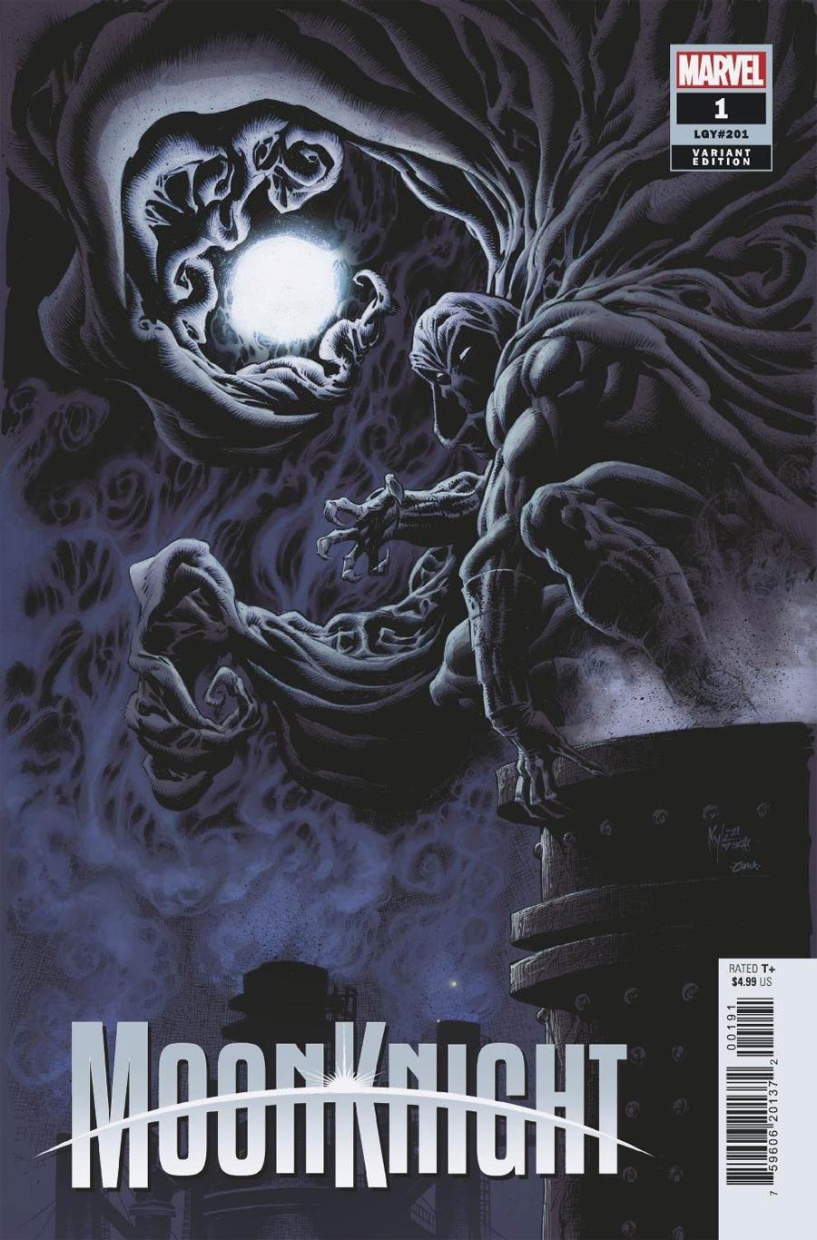 Moon Knight Vol 9 #1 Cover I Incentive Kyle Hotz Variant Cover