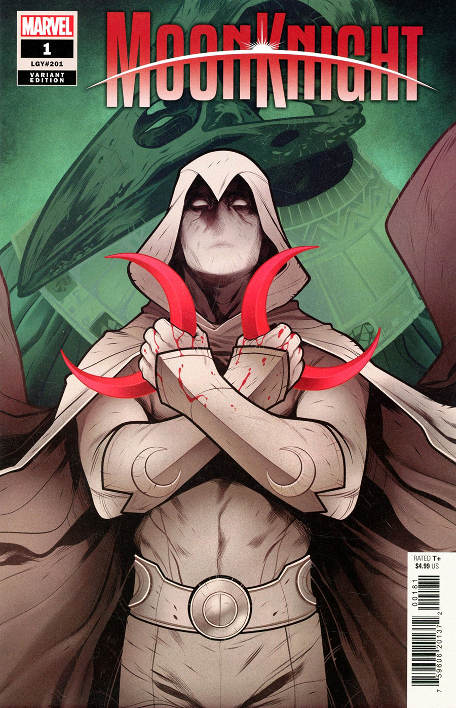 Moon Knight Vol 9 #1 Cover J Incentive Elizabeth Torque Variant Cover